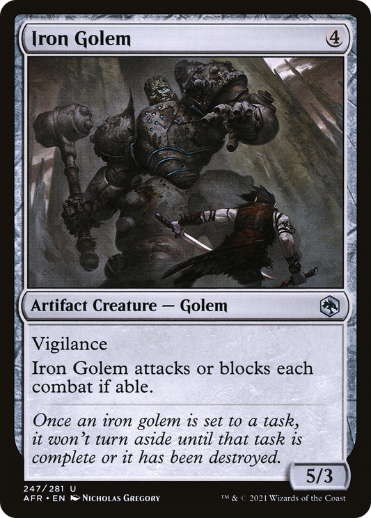 Iron Golem (AFR) #247 [EN/N]