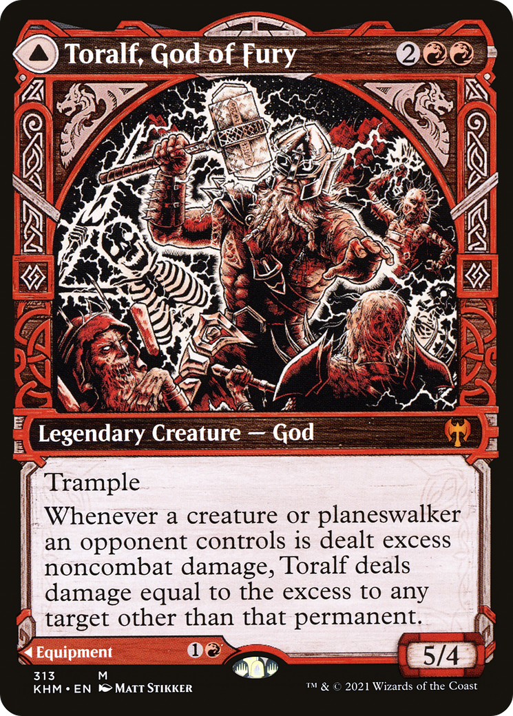 Toralf, God of Fury // Toralf's Hammer (KHM) #313 [EN/N]