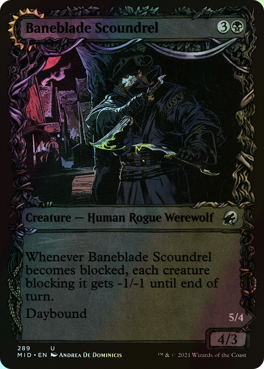 Baneblade Scoundrel // Baneclaw Marauder (MID) #289 [EN/F]