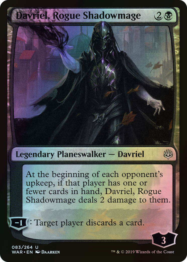 Davriel, Rogue Shadowmage (WAR) #83 [EN/F]