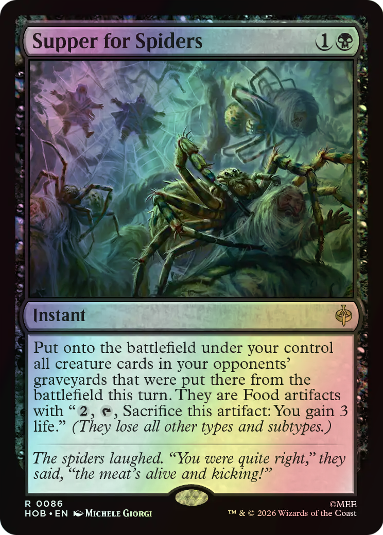 Supper for Spiders (HOB) #86 [EN/F]