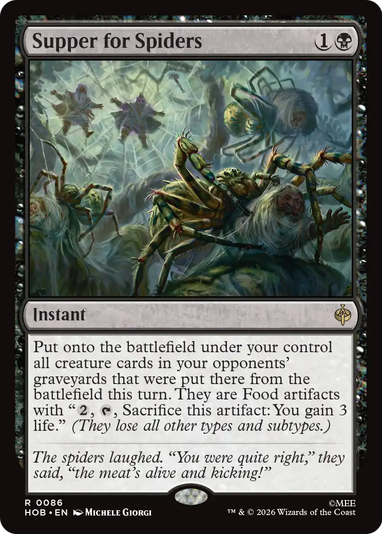 Supper for Spiders (HOB) #86 [EN/N]