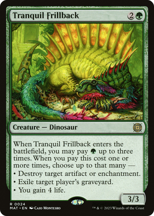 Tranquil Frillback (MAT) #24 [EN/N]