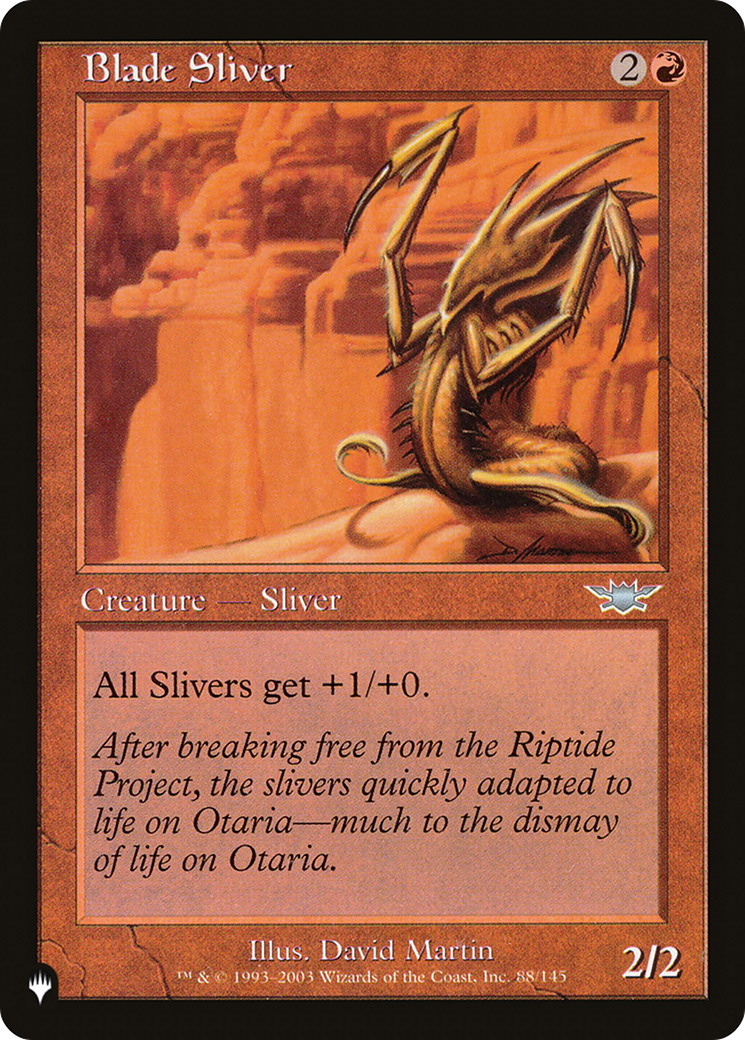 Blade Sliver (PLST) #LGN-88 [EN/N] s/o