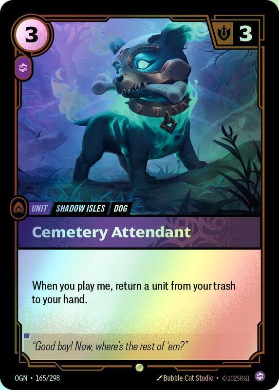 Cemetery Attendant (OGN) #165 [EN/F]