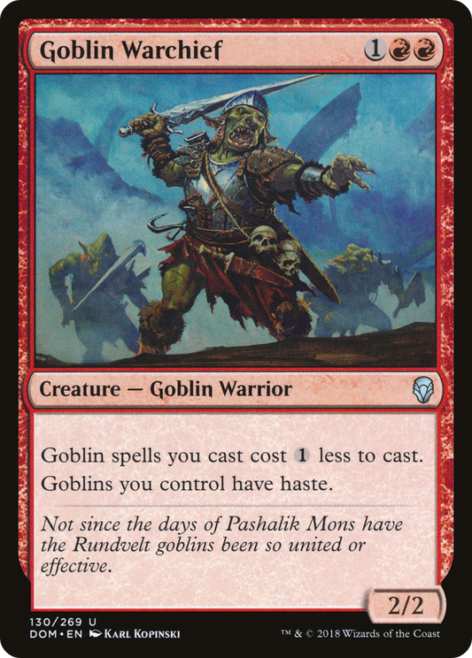 Goblin Warchief (DOM) #130 [EN/N]