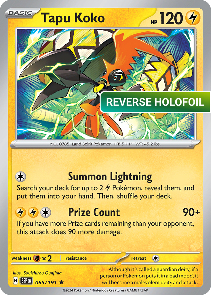 Tapu Koko (SSP) #065 [EN/R] s/o