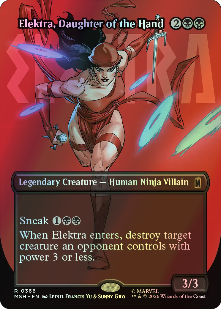 Elektra, Daughter of the Hand (MSH) #366 [EN/F] s/o