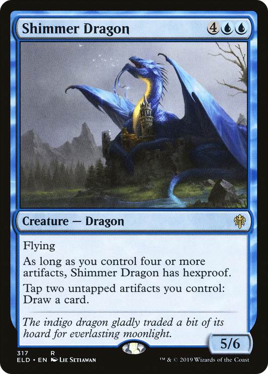 Shimmer Dragon (ELD) #317 [EN/N]