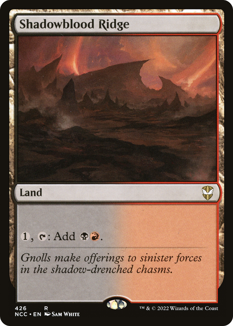 Shadowblood Ridge (NCC) #426 [EN/N] s/o