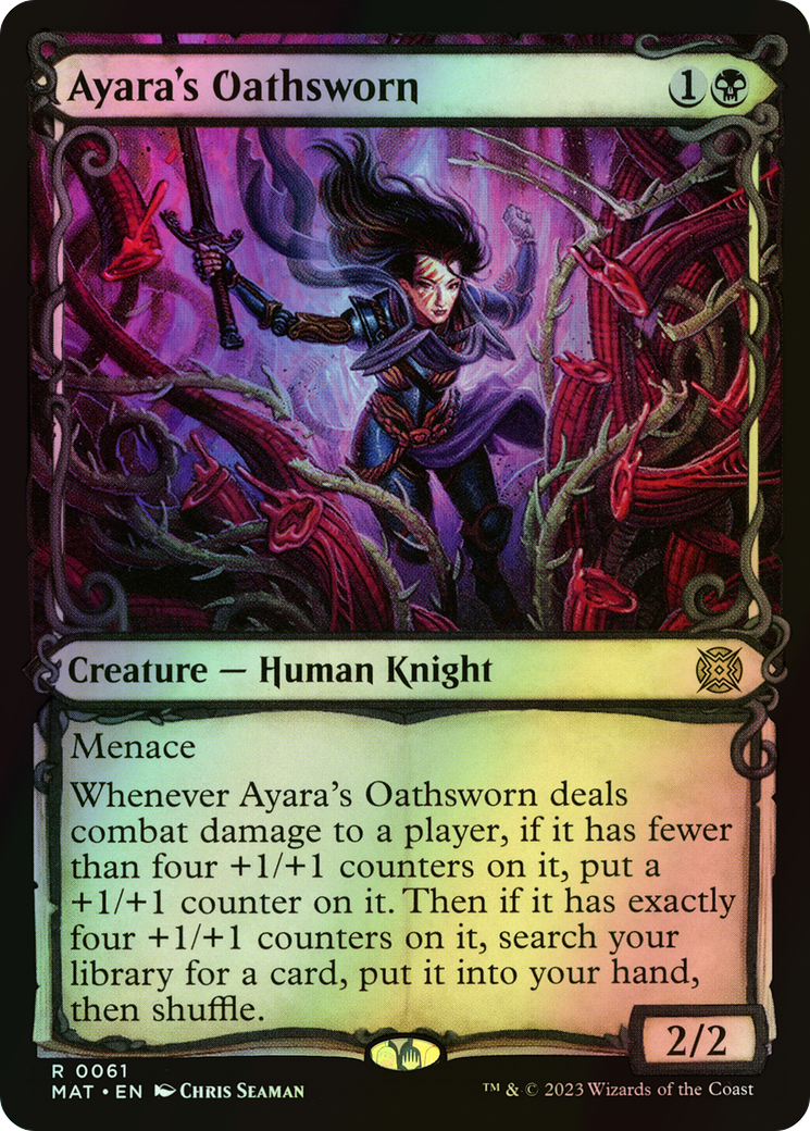 Ayara's Oathsworn (MAT) #61 [EN/F]