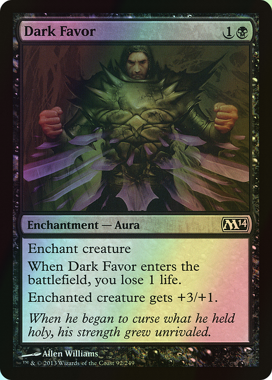 Dark Favor (M14) #92 [EN/F] s/o
