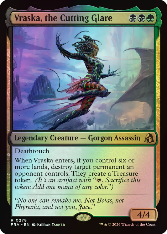 Vraska, the Cutting Glare (FRA) #278 [EN/F] s/o