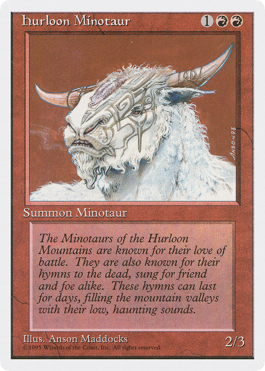 Hurloon Minotaur (4ED) #202 [EN/N]