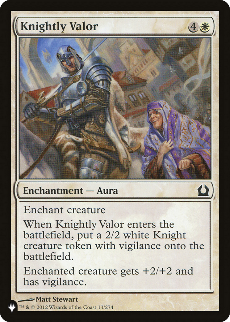 Knightly Valor (PLST) #RTR-13 [EN/N]