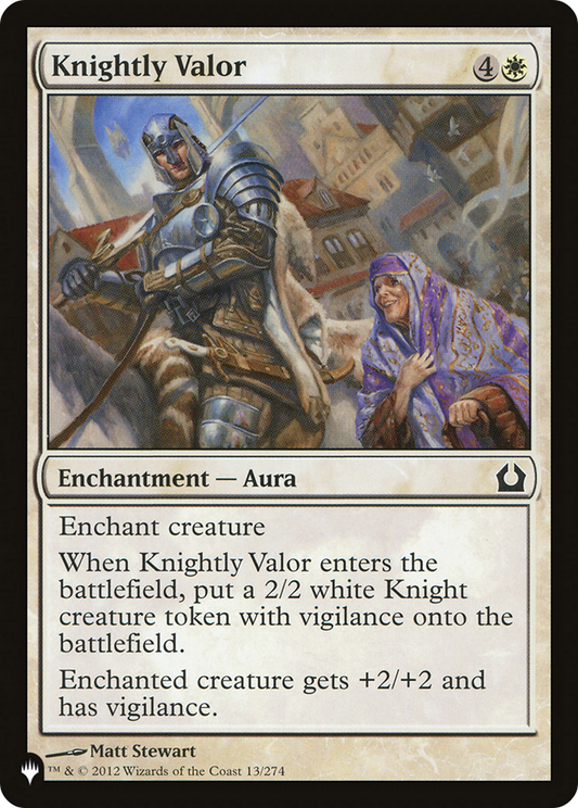 Knightly Valor (PLST) #RTR-13 [EN/N]