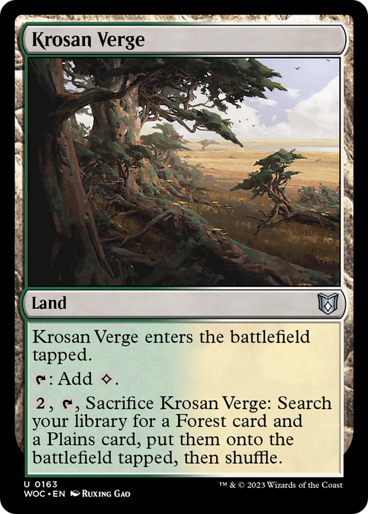 Krosan Verge (WOC) #163 [EN/N] s/o