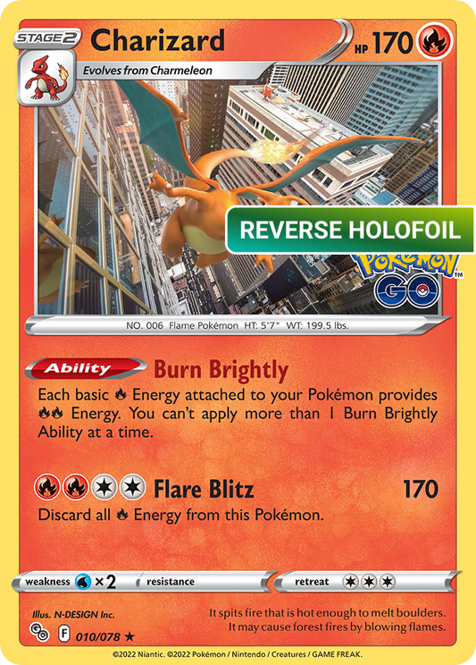 Charizard (PGO) #10 [EN/R] s/o