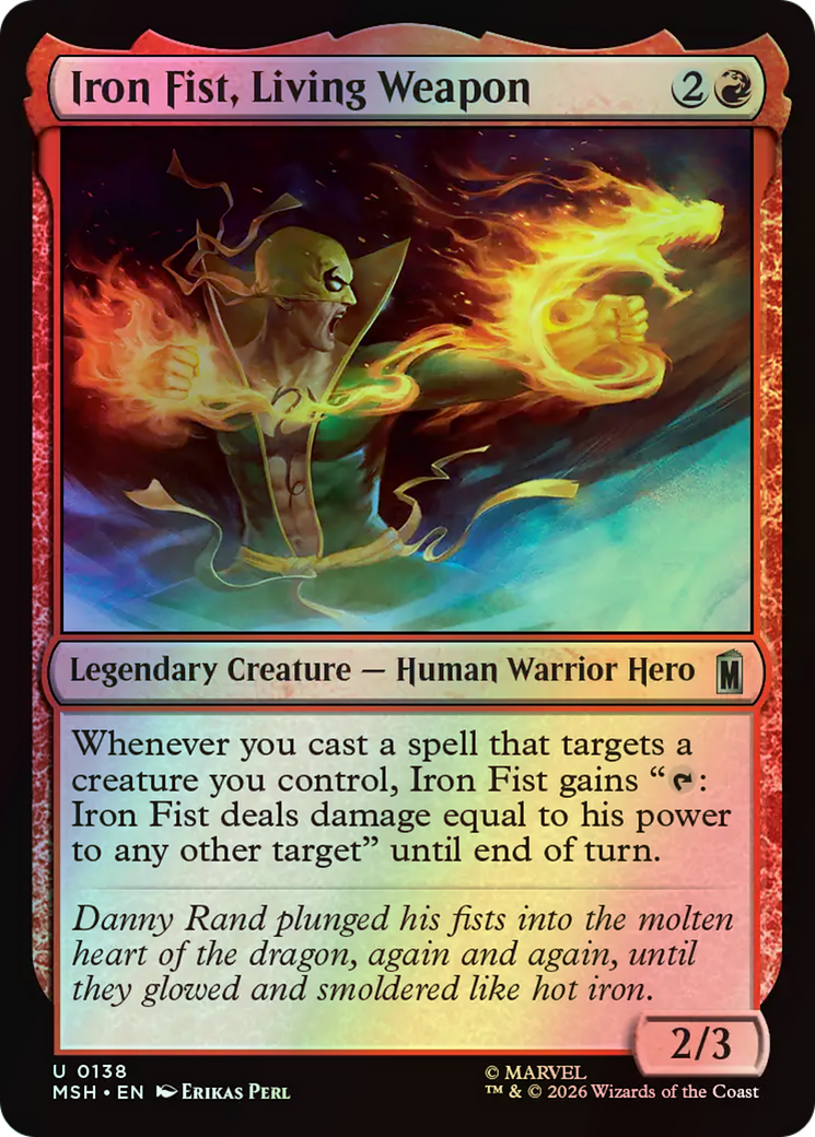Iron Fist, Living Weapon (MSH) #138 [EN/F] s/o