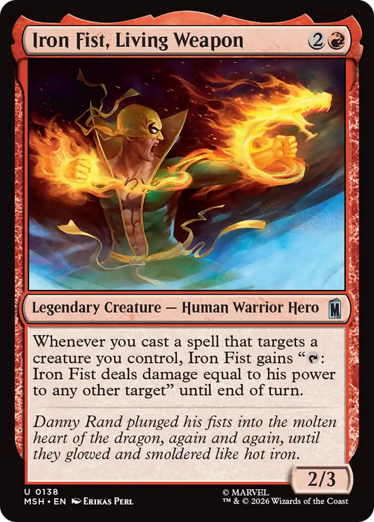 Iron Fist, Living Weapon (MSH) #138 [EN/N]