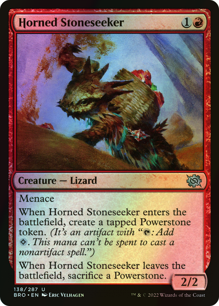 Horned Stoneseeker (BRO) #138 [EN/F]