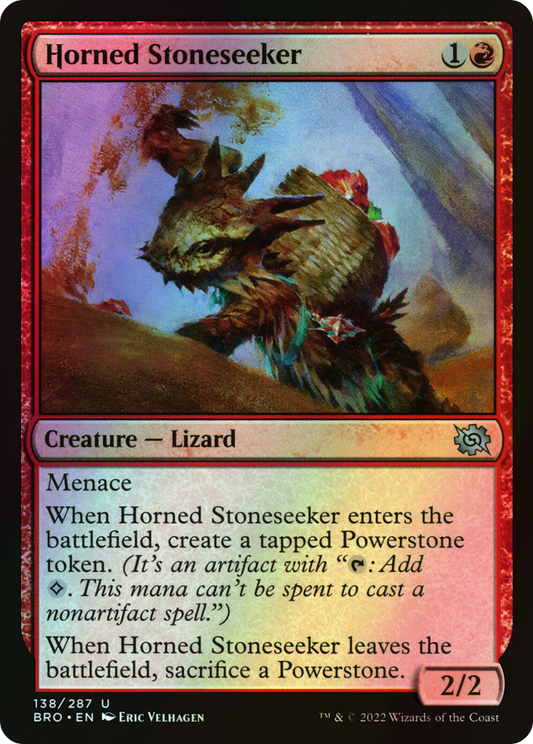 Horned Stoneseeker (BRO) #138 [EN/F]