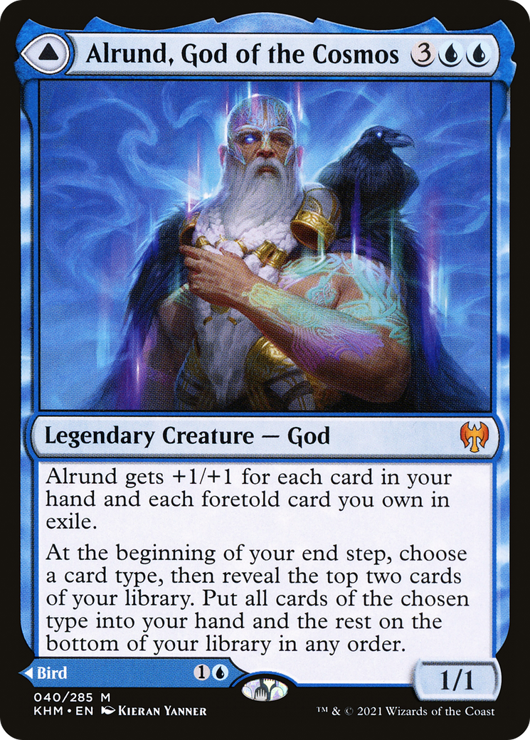 Alrund, God of the Cosmos // Hakka, Whispering Raven (KHM) #40 [EN/N]