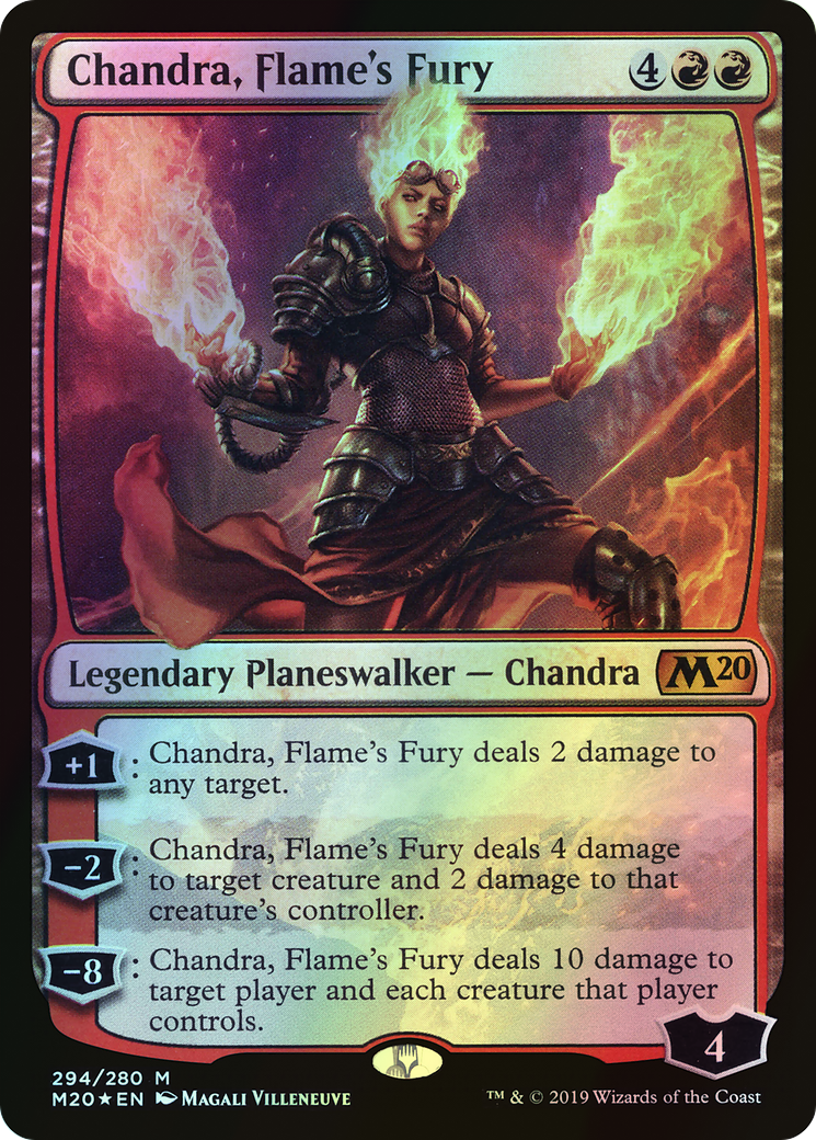 Chandra, Flame's Fury (M20) #294 [EN/F] s/o