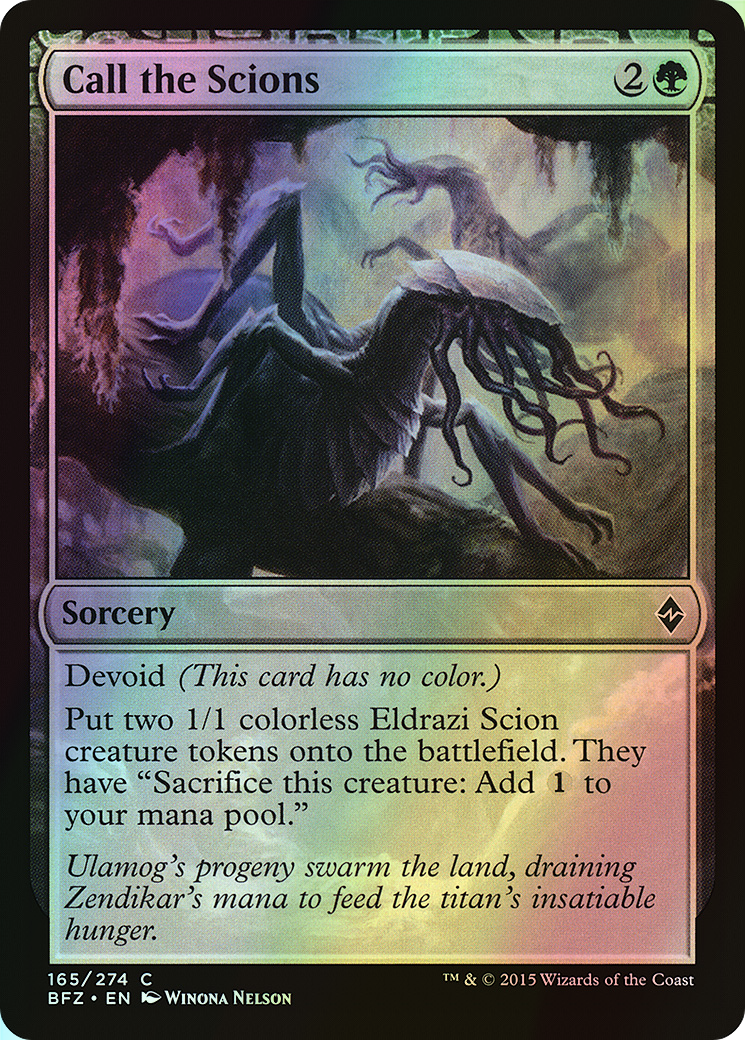 Call the Scions (BFZ) #165 [EN/F] s/o