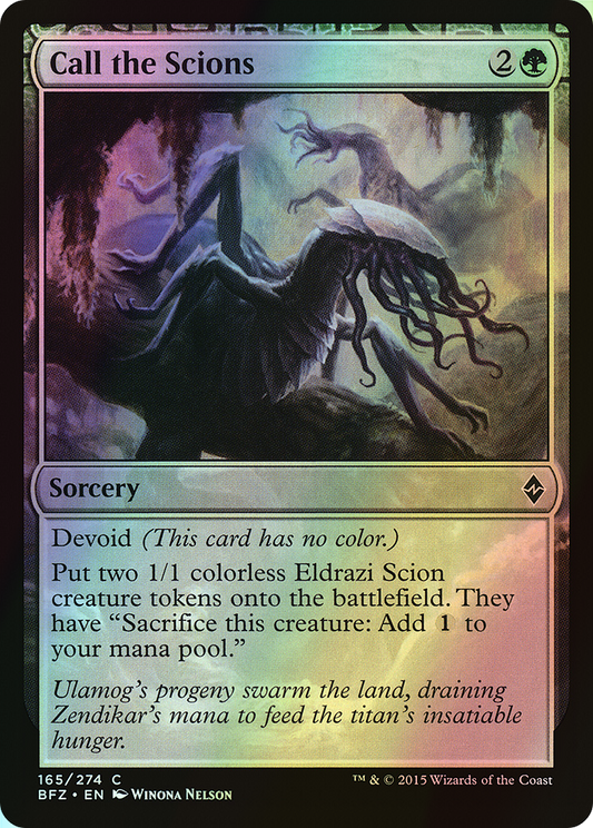 Call the Scions (BFZ) #165 [EN/F] s/o