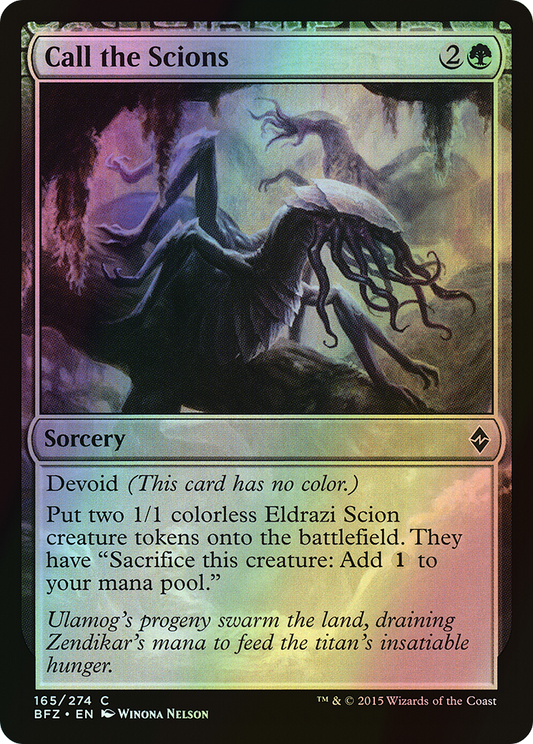 Call the Scions (BFZ) #165 [EN/F] s/o