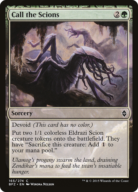 Call the Scions (BFZ) #165 [EN/N]