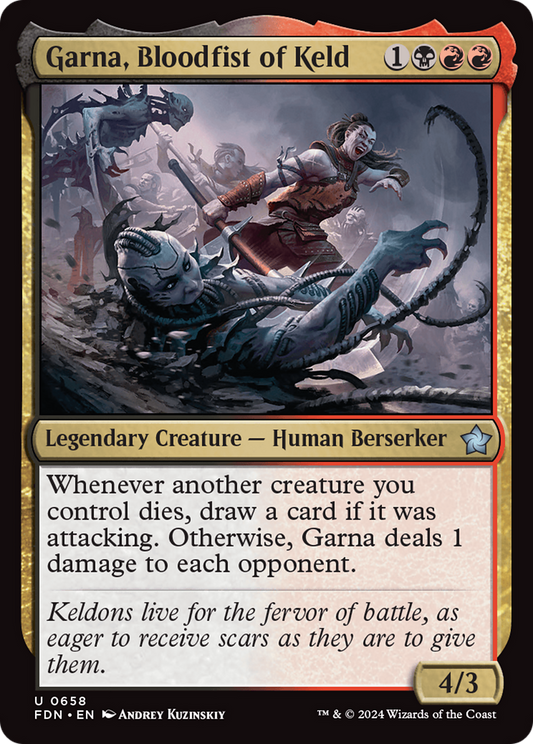 Garna, Bloodfist of Keld (FDN) #658 [EN/N] s/o