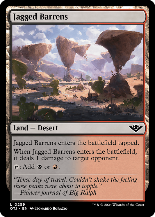Jagged Barrens (OTJ) #259 [EN/N] s/o