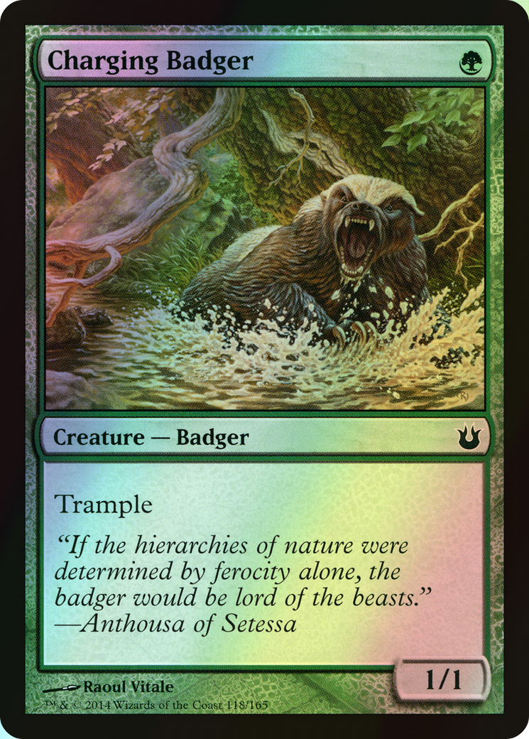Charging Badger (BNG) #118 [EN/F]