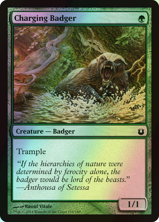 Charging Badger (BNG) #118 [EN/F]