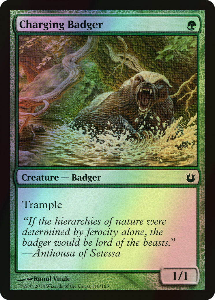 Charging Badger (BNG) #118 [EN/F]