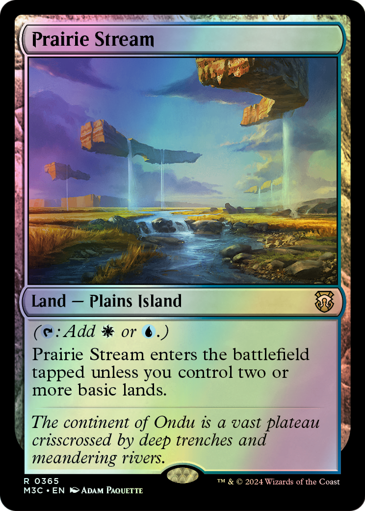 Prairie Stream - Ripple Foil (M3C) #365 [EN/F]
