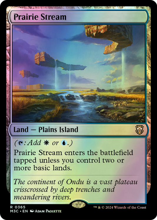 Prairie Stream - Ripple Foil (M3C) #365 [EN/F]