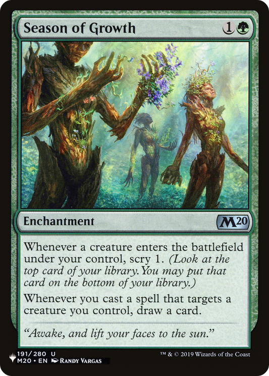 Season of Growth (PLST) #M20-191 [EN/N] s/o