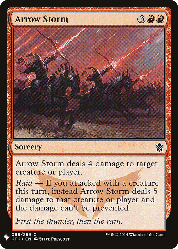 Arrow Storm (PLST) #KTK-98 [EN/N]