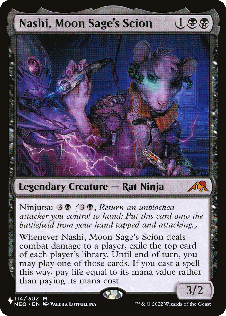 Nashi, Moon Sage's Scion (PLST) #NEO-114 [EN/N]