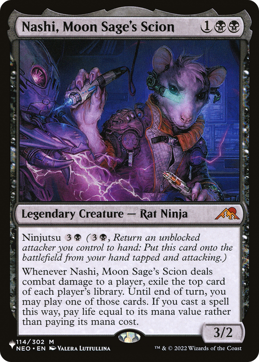 Nashi, Moon Sage's Scion (PLST) #NEO-114 [EN/N]