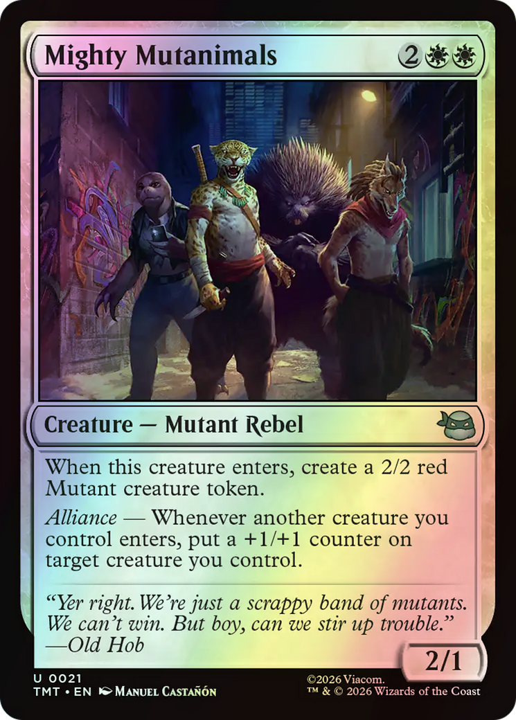 Mighty Mutanimals (TMT) #21 [EN/F] s/o