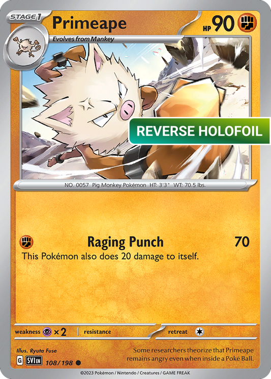 Primeape (SVI) #108 [EN/R] s/o
