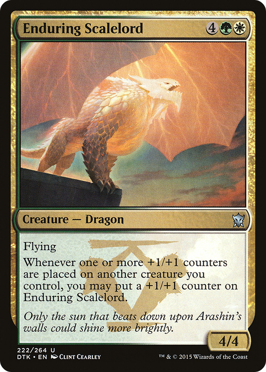 Enduring Scalelord (DTK) #222 [EN/N]