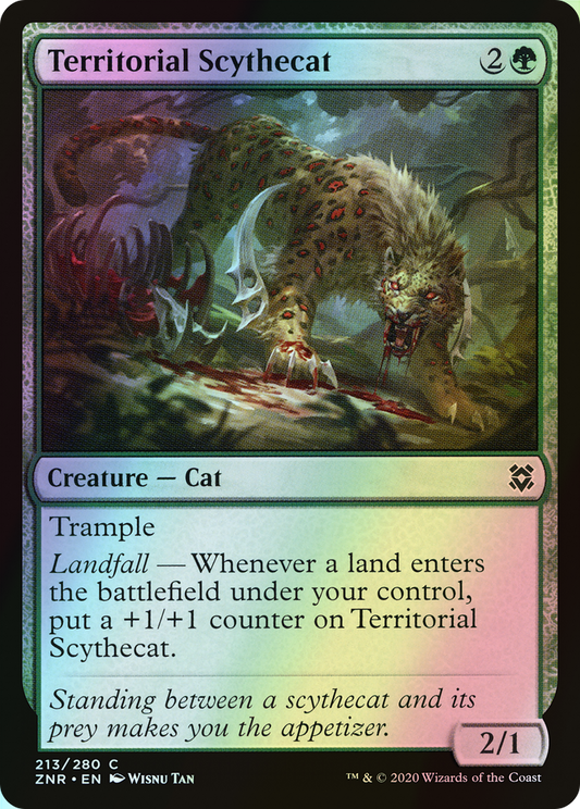 Territorial Scythecat (ZNR) #213 [EN/F]