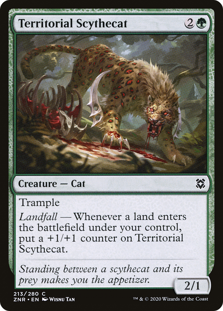 Territorial Scythecat (ZNR) #213 [EN/N] s/o