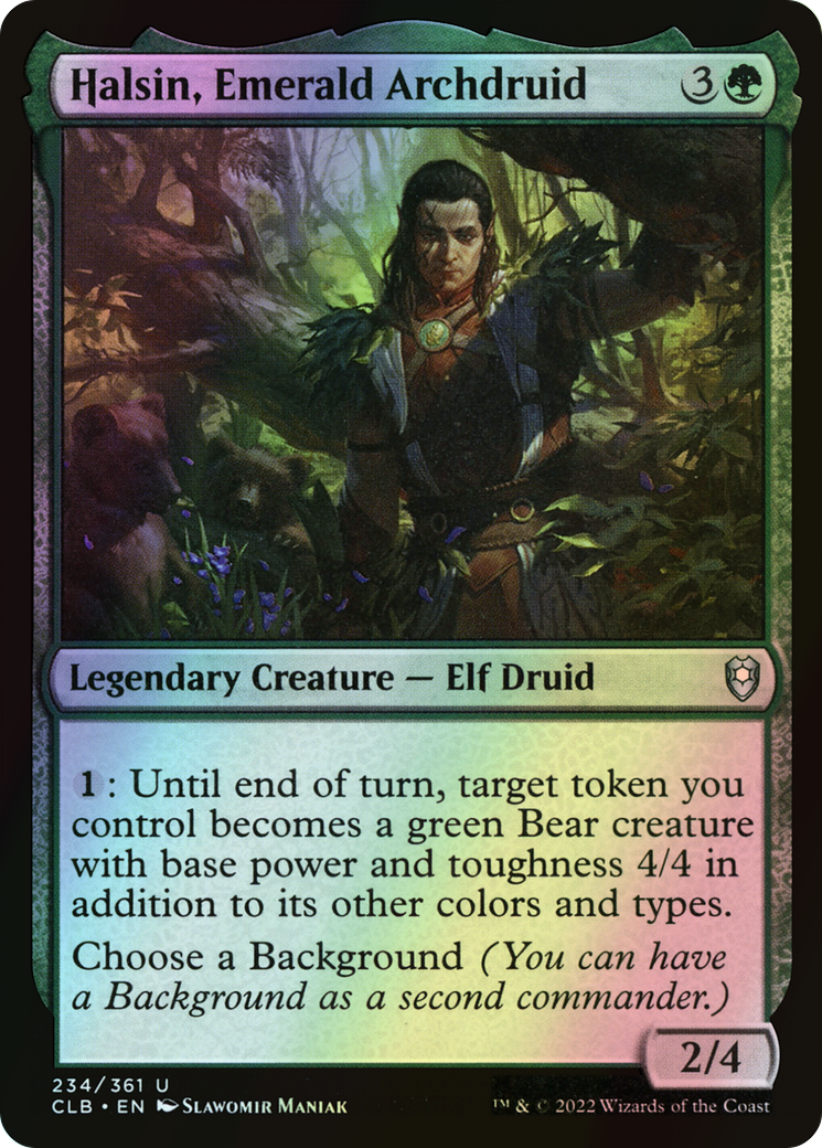 Halsin, Emerald Archdruid (CLB) #234 [EN/F] s/o
