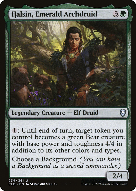 Halsin, Emerald Archdruid (CLB) #234 [EN/N] s/o